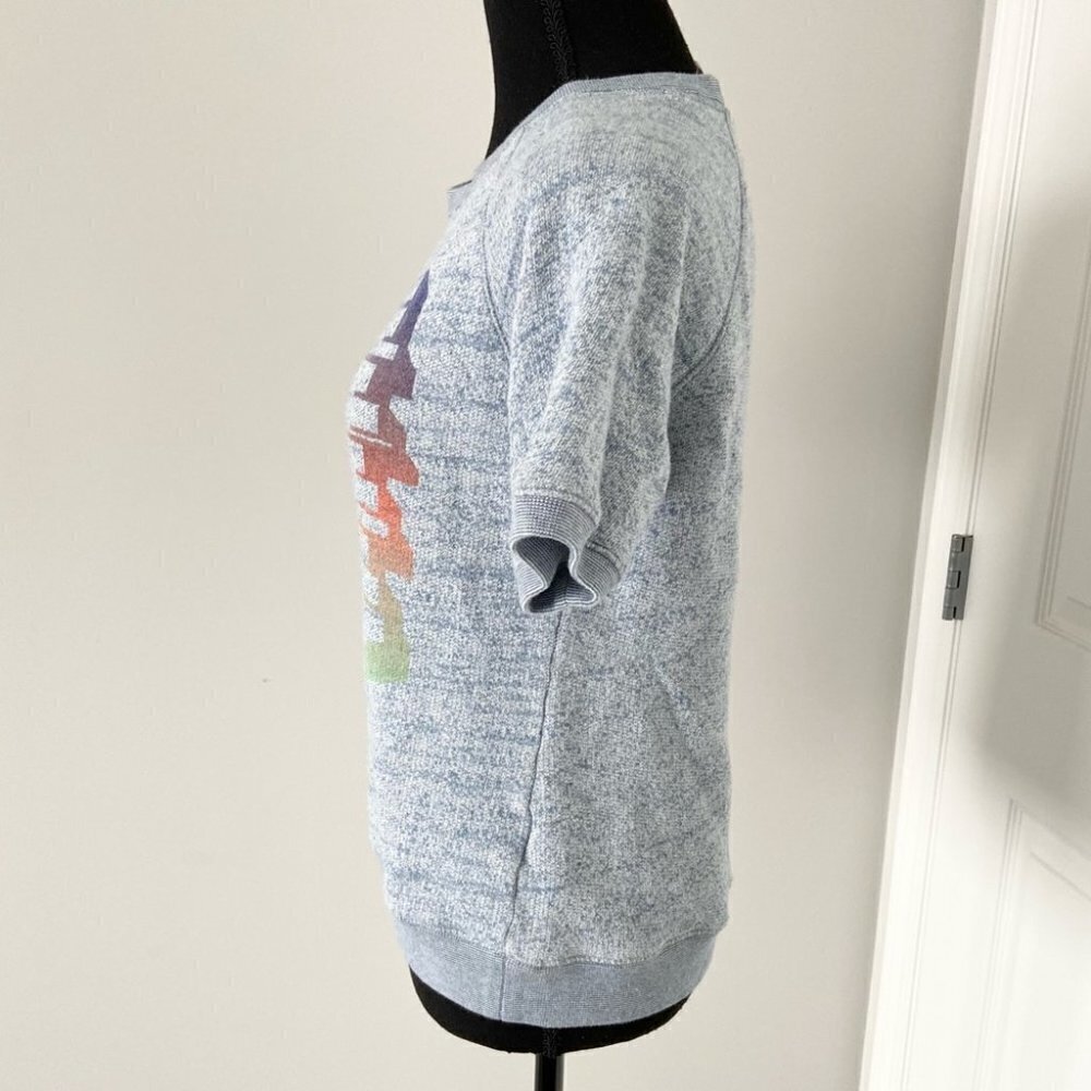 Nike Early 2000s Short Sleeve Sweatshirt Top - Picture 2 of 13